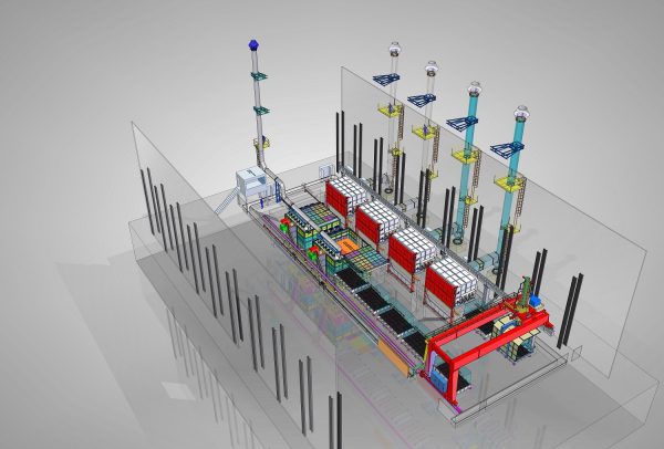 Rnedering Linea automatica batch #1244