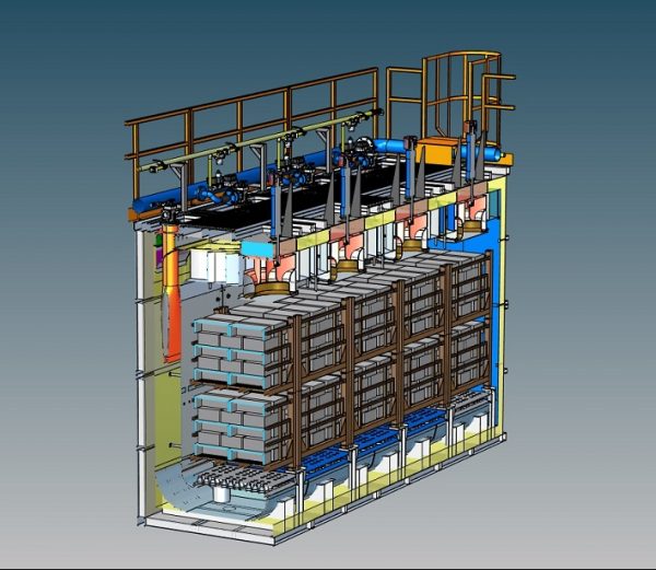 Rendering Forno a camera # 1256