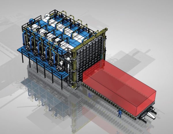 rendering forno a carro 1251