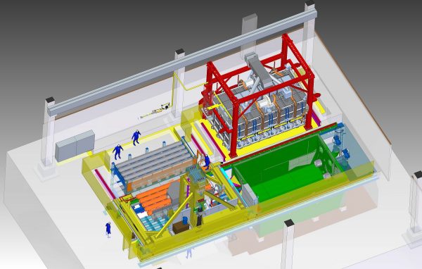 rendering Linea automatica batch per barre in acciaio al carbonio # 1272