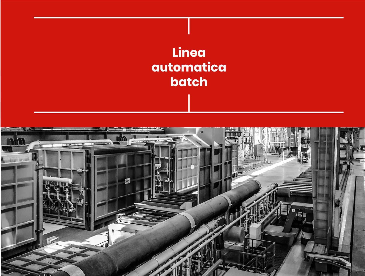 Linea automatica batch - forni industriali Gadda group